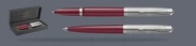 Zestaw Pióro wieczne + Długopis Parker 51 Burgund CT | Stalówka F - 2123496_2123498