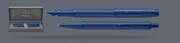 Zestaw Pióro wieczne + Długopis Parker IM Professionals Monochrome Blue + Premium Box | Stalówka F - 2172963_2172966