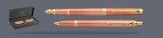 Zestaw Pióro wieczne + Długopis Parker IM Rituals Orange GT + Premium Box | Stalówka F - 2203900_2203902