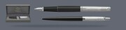 Zestaw Piśmienny Parker Pióro wieczne + Długopis Jotter Core Bond Street Czarny CT + Premium Box | Stalówka M - 2030947_1953184