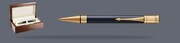 Zestaw Długopis Parker Duofold Prestige Niebieska Jodełka GT + Wood Box Brown - 1931373