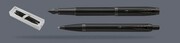 Zestaw Pióro wieczne + Długopis Parker IM Achromatic Black | Stalówka F - 2127741_2127618