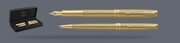 Zestaw Pióro wieczne + Długopis Parker Sonnet Premium Ciselé GT | Stalówka F/18k - 2209265_2209267