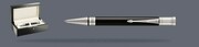 Zestaw Długopis Parker Duofold Classic Czarny Akryl CT + Wood Box Black - 1931390