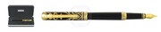 PIÓRO WIECZNE DUKE SAPPHIRE CZARNA LAKA WYKOŃCZENIA ZŁOTE