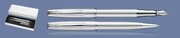 ZESTAW PIÓRO WIECZNE + DŁUGOPIS PELIKAN K/P36 JAZZ NOBLE ELEGANCE MONOCHROME SILVER | STALÓWKA M