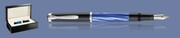 PIÓRO WIECZNE PELIKAN CLASSIC M205 MARMUROWY BŁĘKIT + WOOD BOX BLACK | STALÓWKA F