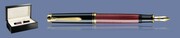 PIÓRO WIECZNE PELIKAN SOUVERAN M400 CZARNO-CZERWONE + WOOD BOX BLACK | STALÓWKA B