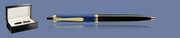 DŁUGOPIS PELIKAN SOUVERAN K400 CZARNO-NIEBIESKI + WOOD BOX BLACK