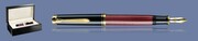 PIÓRO WIECZNE PELIKAN SOUVERAN M600 CZARNO-CZERWONE + WOOD BOX BLACK | STALÓWKA F