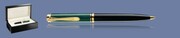 DŁUGOPIS PELIKAN SOUVERAN K800 CZARNO-ZIELONY + WOOD BOX BLACK