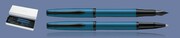 ZESTAW PIÓRO WIECZNE + PIÓRO KULKOWE PELIKAN R/P36 JAZZ NOBLE ELEGANCE AQUAMARINE | STALÓWKA M