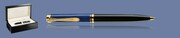 DŁUGOPIS PELIKAN SOUVERAN K600 CZARNO-NIEBIESKI + WOOD BOX BLACK