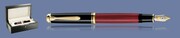 PIÓRO WIECZNE PELIKAN SOUVERAN M800 CZARNO-CZERWONE + WOOD BOX BLACK | STALÓWKA M