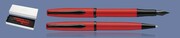 ZESTAW PIÓRO WIECZNE + DŁUGOPIS PELIKAN K/P36 JAZZ NOBLE ELEGANCE RED | STALÓWKA M