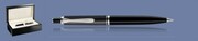 DŁUGOPIS PELIKAN SOUVERAN K405 CZARNO-SZARO-SREBRNY + WOOD BOX BLACK