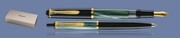 ZESTAW PIÓRO WIECZNE + DŁUGOPIS PELIKAN CLASSIC K/M200 MARMUROWA ZIELEŃ | STALÓWKA F