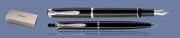 ZESTAW PIÓRO WIECZNE PELIKAN CLASSIC CZARNE + DŁUGOPIS K/P205 CLASSIC CZARNY | STALÓWKA F