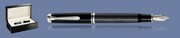 PIÓRO WIECZNE PELIKAN SOUVERAN M405 CZARNO-SZARO-SREBRNE + WOOD BOX BLACK | STALÓWKA EF