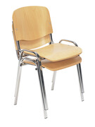 NOWY STYL Krzesło ISO wood alu Nowy Styl