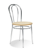 NOWY STYL Krzesło TULIPAN wood chrome Nowy Styl