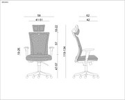 UNIQUE Fotel obrotowy ERGONIC Unique