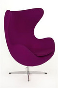 Fotel Jajo fioletowy kaszmir 4 Premium D2