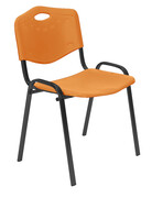 NOWY STYL Krzesło ISO plastik black Nowy Styl