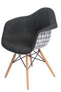 D2 Krzesło P018W Pattern szare/pepitka D2
