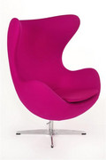 D2 Fotel Jajo amarantowy kaszmir #39 D2