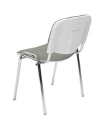 NOWY STYL Krzesło ISO BIANCO chrome Nowy Styl