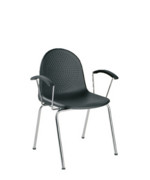 NOWY STYL Krzesło AMIGO ARM chrome Nowy Styl