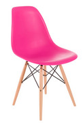 D2 Krzesło P016W PP dark pink, drewniane nogi D2