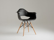 Customform - MATCH ARMS WOOD czarny,biały CustomForm