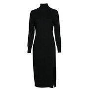 Sukienki długie MICHAEL Michael Kors TURTLE NK SLIT MIDI DRS Manufacturer
