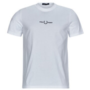 T-shirty z krótkim rękawem Fred Perry EMBROIDERED T-SHIRT Manufacturer
