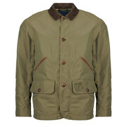 Kurtki ocieplane Polo Ralph Lauren MATOWA PARKA WOSKOWANA 