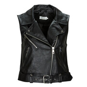 Kurtki skórzane Only ONLVERA FAUX LEATHER WAISTCOAT Manufacturer