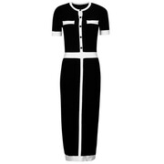 Sukienki długie Karl Lagerfeld CLASSIC KNIT DRESS Manufacturer