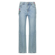 Jeansy straight leg Desigual FLORA Manufacturer
