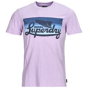 T-shirty z krótkim rękawem Superdry CALI STRIPED LOGO T SHIRT Manufacturer