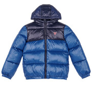 Kurtki pikowane Dziecko Guess POLYESTER HOODED LS PUFFER JACKET Manufacturer