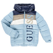 Kurtki pikowane Dziecko Guess HOODED PADDED LS PUFFER W/ZIP Manufacturer