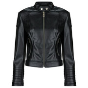 Kurtki skórzane Guess MARLENE CARIBOU PU MOTO JKT Manufacturer