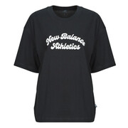 T-shirty z krótkim rękawem New Balance LINEAR HERITAGE OVERSIZED T-SHIRT Manufacturer