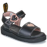 Sandały Dziecko Dr. Martens Marlowe Hearts J Black+Powder Pink Manufacturer