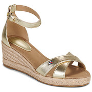 Sandały na koturnie Tommy Hilfiger MID WEDGE ESPAD X CROSS GOLD Manufacturer