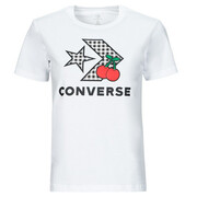 T-shirty z krótkim rękawem Converse CHERRY STAR CHEVRON INFILL TEE WHITE Manufacturer