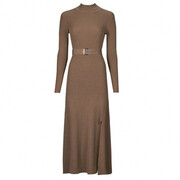 Sukienki długie Karl Lagerfeld LSLV BUCKLE BELT KNIT DRESS Manufacturer
