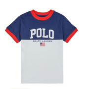 T-shirty z krótkim rękawem Dziecko Polo Ralph Lauren SS CN RINGER-KNIT SHIRTS-T-SHIRT Manufacturer